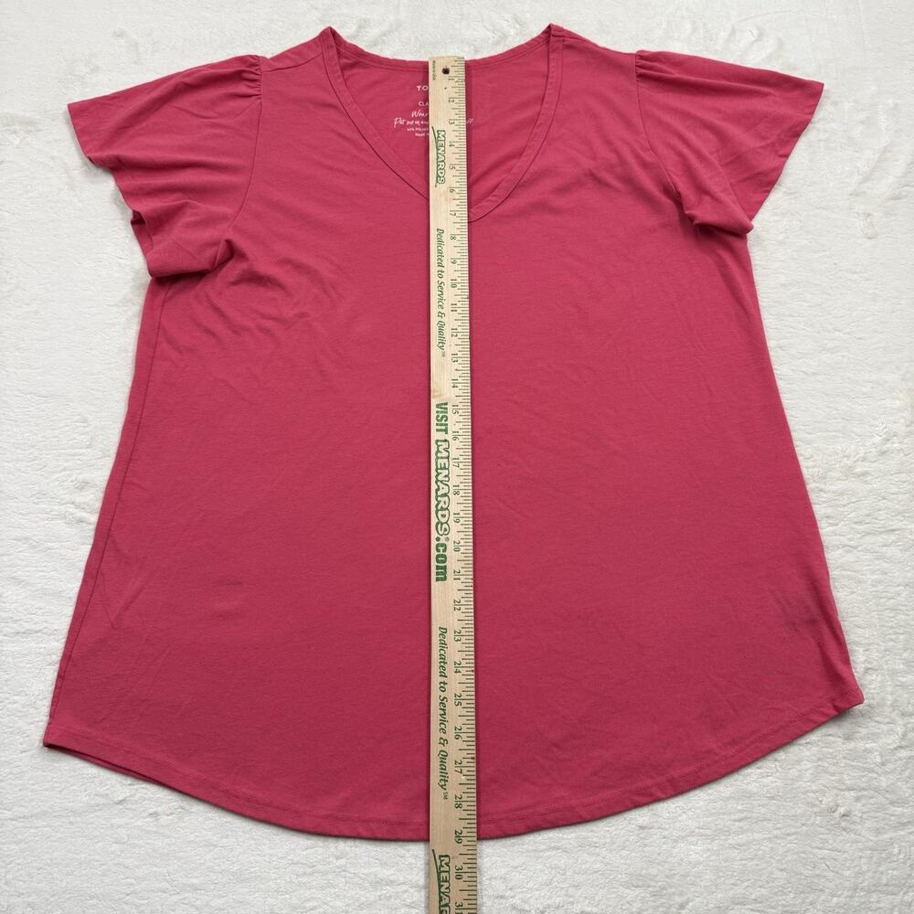 Torrid T-Shirt Women’s Size 2 Classic Fit V Neck Short Sleeve Pink Tee Casual - Picture 6 of 9